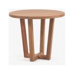 Table de salle à manger nahla table ronde en bois Ø 90cm Table de salle à manger nahla table ronde en bois Ø 90cm