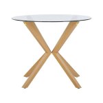 Table de salle à manger en verre de sécurité d 90 cm altura Table de salle à manger en verre de sécurité d 90 cm altura