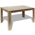 Table de salon salle � manger design 140 cm ch�ne 0902144