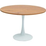 Table schickeria 110cm ch�ne et blanche kare design