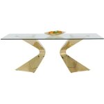 Table gloria 200x100cm dor�e kare design
