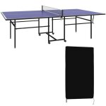Table de tennis de table ping - pong pliable + housse de protection - sportnow - pour lint�rieur et lext�rieur ...