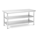 Table de travail acier inoxydable inox cuisine plan professionnel de boucher (60 x 180 cm