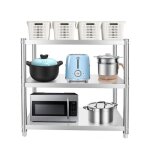 Table de travail en acier inoxydable pieds r�glables industriels table de pr�paration 40 x 80 cm
