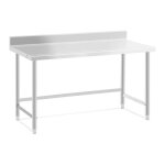 Table de travail acier inoxydable plan de travail en inox plan de travail professionnel table de travail ...