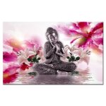 Tableau d�co ambiance zen d�co bouddha moderne - zen - 80x50 cm