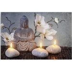 Tableau décoration murale bouddha 70x50 cm impression sur toile zen orchidée feng shui pierres bougies ... Tableau décoration murale bouddha 70x50 cm impression sur toile zen orchidée feng shui pierres bougies ...