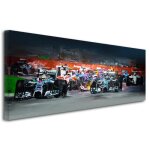 Tableau d�coration murale - declina - f1 start - toile imprim�e 120x50 cm - coton - design contemporain ...