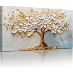 Tableau decoration murale50x100cm arbre de vie decoration maisonimpression sur toile naturelle paysage ...