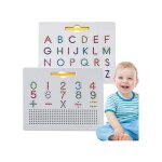 Tableau d�criture 2 en 1 - alphabet - magn�tique - mat�riau abs - pour enfants � partir de 3 ans - mixte ...