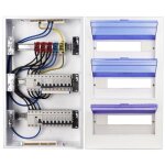 Tableau lectrique 3 ranges avec disjoncteur fi 40a chengpi