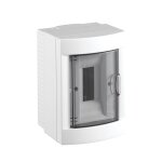 Tableau �lectrique - nu - 2 modules - blanc - t�le galvanis� - int�rieur