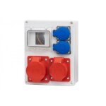 Tableau électrique - r - 240 - 16a / 5p - 32a / 5p - ip44 - extérieur - pré - équipé Tableau électrique - r - 240 - 16a / 5p - 32a / 5p - ip44 - extérieur - pré - équipé