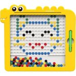 Tableau magntique - dinosaure - jouet ducatif - jaune - pour enfants - mixte