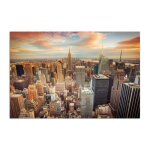 Tableau moderne toile murale cadre image décorative canevas soleil couchant new york 40x30 Tableau moderne toile murale cadre image décorative canevas soleil couchant new york 40x30