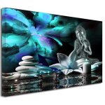Tableau moderne zen - impression sur toile d�coration murale zen - d�co maison cuisine salon chambre ...