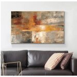 Tableaux muraux modernes pour salon style abstrait peinture sur toile art mural affiches impressions ...