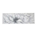 Tableau peint � la main d�cor fleur moderne 50x150 cm - toile coton sur ch�ssis bois - peinture �l�gante ...