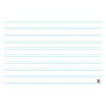 Tableau souple effa�able � sec - double ligne - maternelle - 80 x 120 cm