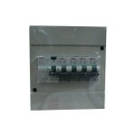 Tableau studio ou extension - aeg - 078214 - 1 interrupteur diff�rentiel - 4 disjoncteurs - blanc