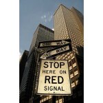 Tableau urbain new york street crossing - 50x80 cm