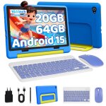 Tablette 10 android 15 complet avec clavier souris stylet octa - core 20(3 + 17)go ram 64go �cran hd ...