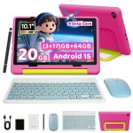Tablette 10 android 15 avec kit clavier souris stylet et �tui octa - core 20(3 + 17)go ram + 64go contr�le ...