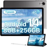 Tablette android 14 g9 tab 11 pouces 8(4 + 4) go ram + 256go rom / tf 1to 7200mah 4g dual sim tablet ...