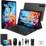 Tablette android 15 11 4g lte + wifi 5g 36go ram + 512go rom (tf 1to) �cran 2k 2000�1200 batterie 9580mah ...