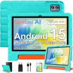 Tablette android pour enfants - swapy - 10 pouces - android 15 - 30go ram - 64go rom - extensible 2to ...