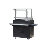 Tablettes pour barbecue argentin santa maria asado sur meuble avec supports en acier - lot de 3