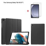 Tablette coque pour samsung galaxy tab a9 8. 7 noir housse pu cuir avec film de protection décran film ... Tablette coque pour samsung galaxy tab a9 8. 7 noir housse pu cuir avec film de protection décran film ...