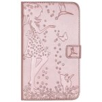 Tablette etui pour samsung galaxy tab a6 7. 0 sm - t280 t285 conception flip en cuir housse (or rose ...