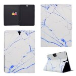 Tablette etui pour samsung galaxy tab s3 9. 7? t820 t825 bleu et blanc housse de protection etui case ...