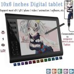 Tablette graphique - professionnelle - 10x6 pouces - 12 touches express - 8192 niveaux - noir Tablette graphique - professionnelle - 10x6 pouces - 12 touches express - 8192 niveaux - noir