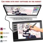 Tablettes graphiquesg10 master tablette graphique 10x6 pouces 8192 niveaux tablette de dessin numrique ...