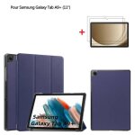 Housse tablette - samsung - galaxy tab a9 plus - 11 pouces - pu cuir - film de protection