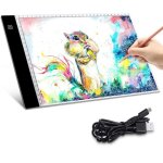Tablette lumineuse a4 4. 5mm ultramince gradation  trois vitesses led avec ligne dchelle prcise usb ...