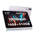 Tablette tactile 11 pouces tablette android 14 16 go ram 512 go rom ips 2560 * 1440 hd 10 000 mah type ...