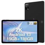 Tablette tactile doogee t20s - doogee - 10. 4 2k - 15go + 128go - 7500mah - android 13 - noir