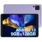 Tablette tactile - doogee - t20mini - 8. 4 fhd + - android 13 - 9go ram - 128go stockage - violet