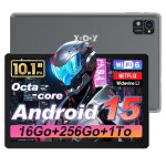 Tablette tactile n02 android 15 16 go + 256 go(1to extensible) 10 pouces1280 * 800 lcd ips 7000mah octa ...