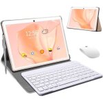 Tablette tactile ordinateur portable 2 en 1 - 4g double sim wifi 4go + 64go android 9. 0 - gris