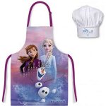 Tablier de cuisine enfants + toque reine des neiges 2 (2 )elsa anna olaf enfant 3  8 ans