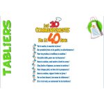 Tablier humoristique les 10 commandements - 40 ans - adulte Tablier humoristique les 10 commandements - 40 ans - adulte