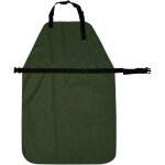 Tablier jardinage vert fonc� avec poche poitrine - 420d oxford - longueur: 108cm - largeur: 70cm