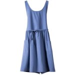 Tablier de mnage en coton ? pur coton col rond ? pour cuisine peinture jardinage nettoyage magasin de ...