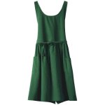 Tablier de mnage en coton - vert - pour cuisine peinture jardinage nettoyage magasin de fleurs