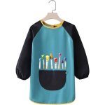 Tablier de peinture enfant - blouse - 8 - 12 ans - impermable - manches longues - rsistant aux taches ...