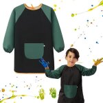 Tablier peinture enfant blouse impermable rutilisable manche longue avec poche - 7 - 11 ans